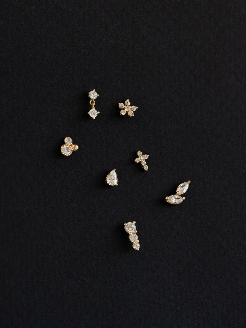 Piercing Lila - Oro 14k