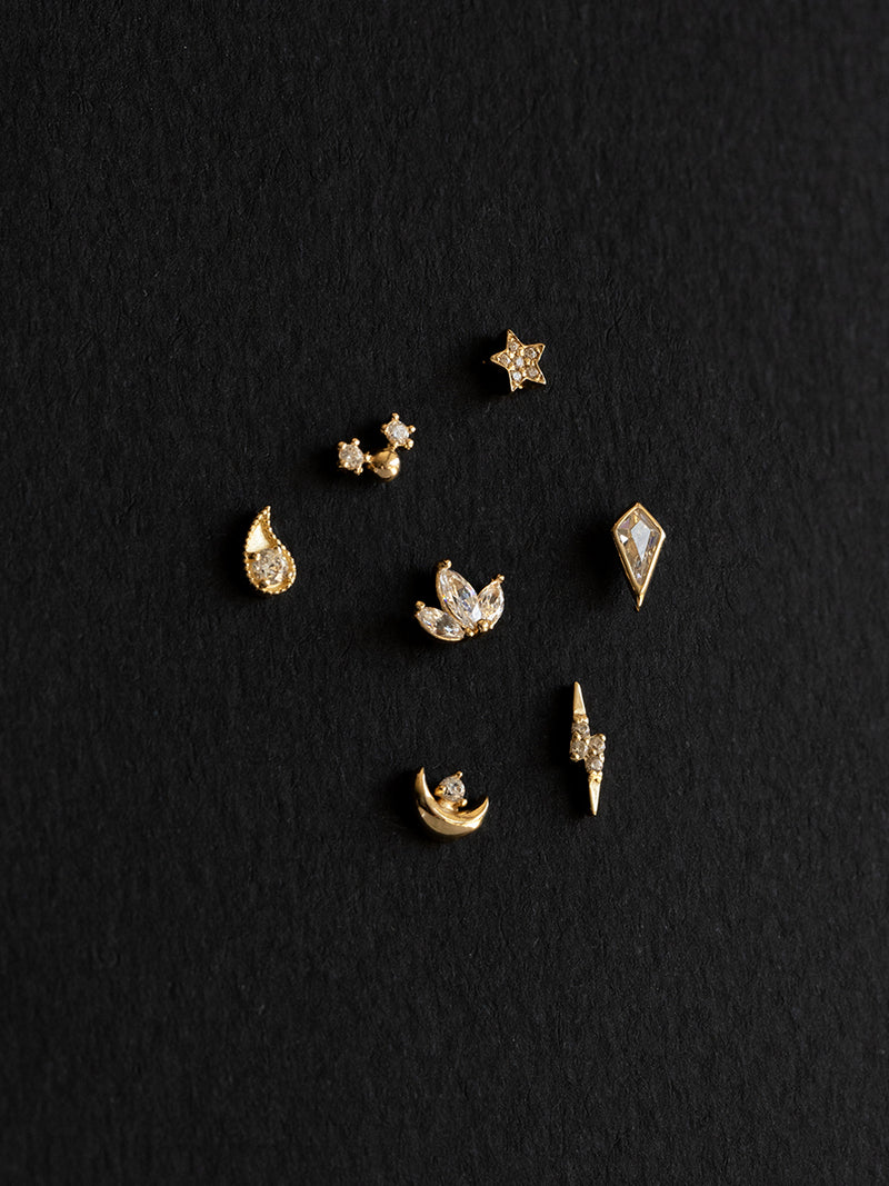 Piercing Sabi - Oro 14k