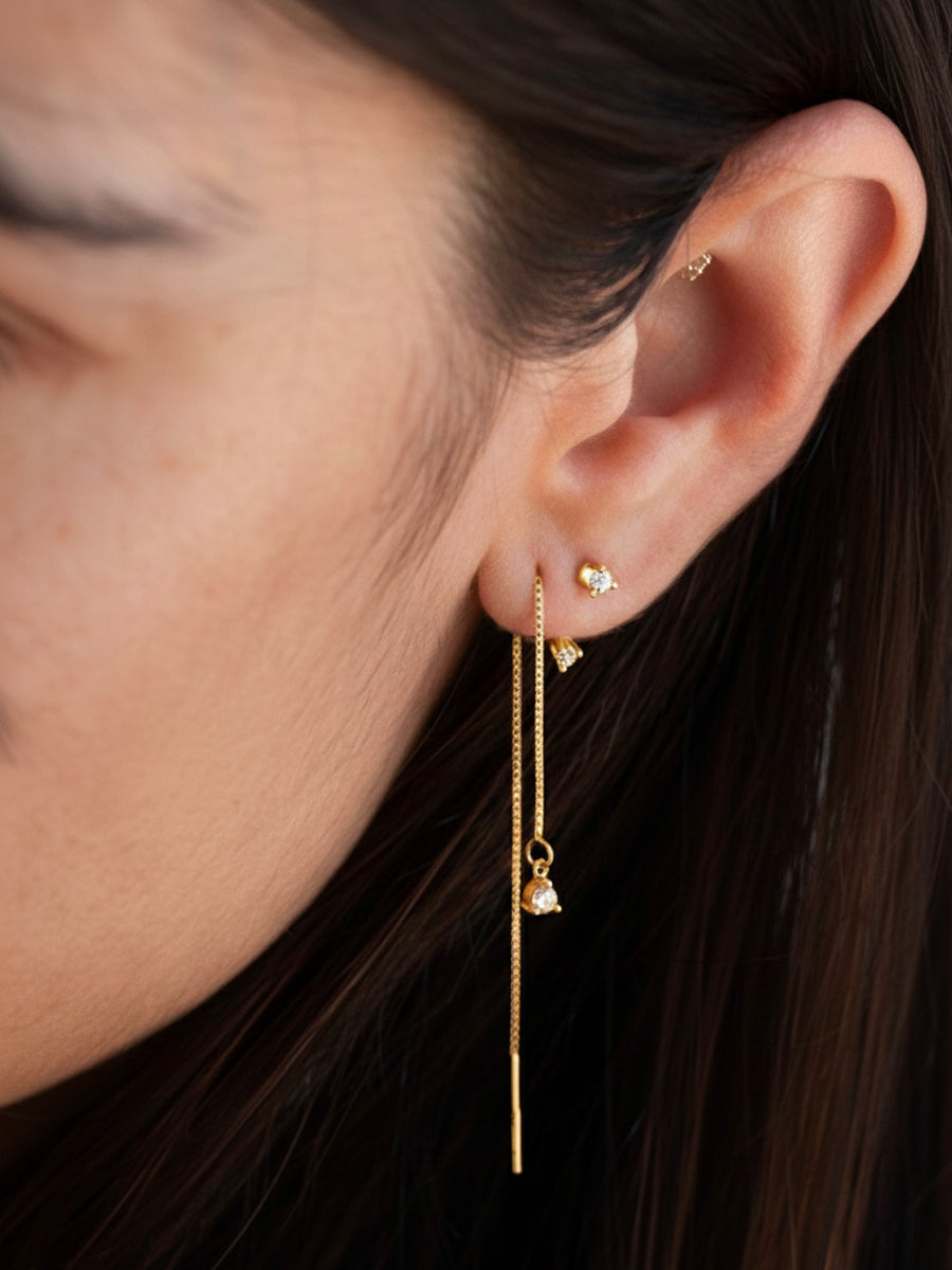 Set Minimal - Enchapado 18k