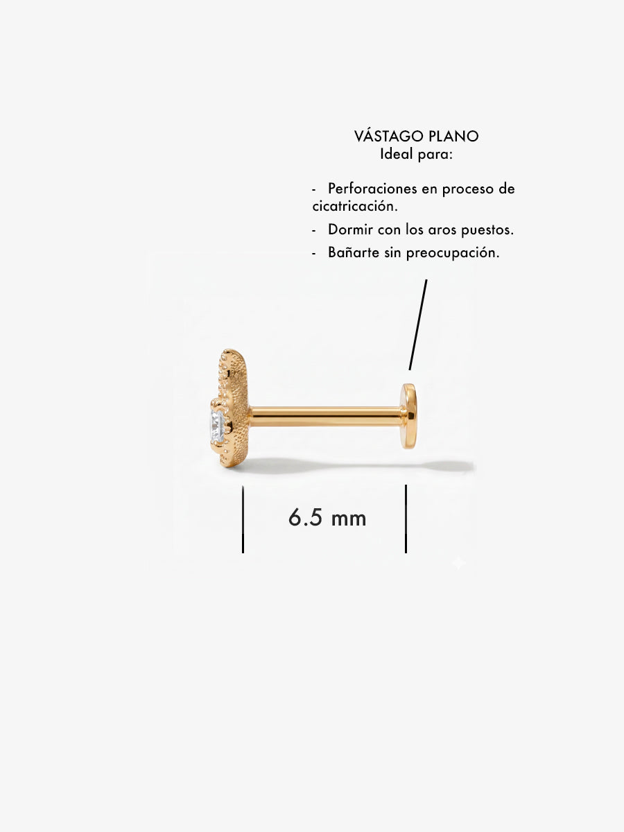 Piercing Nash - Oro 14k