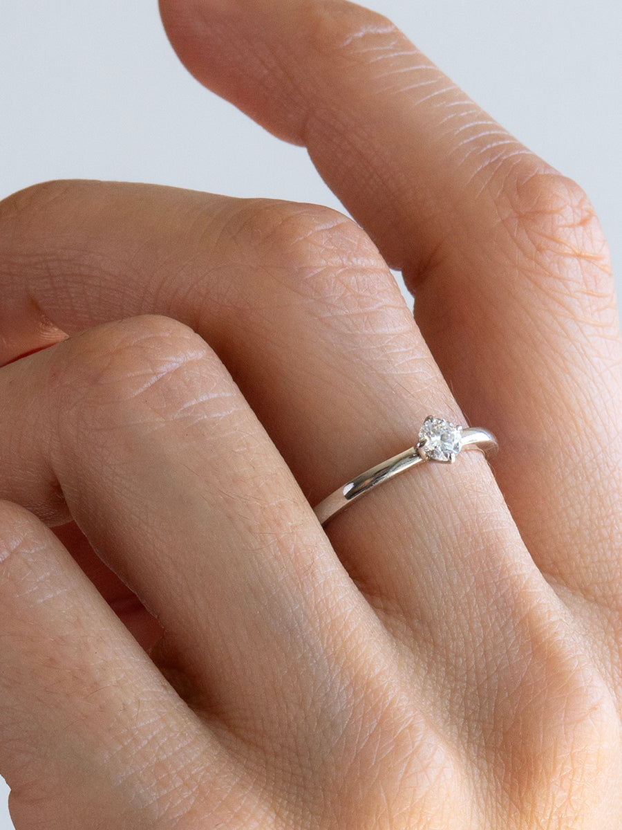 Anillo Único 004 - Plata Rodinada