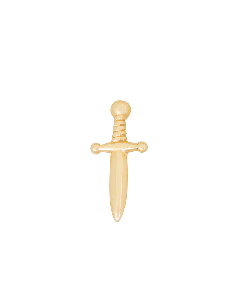 piercing daga espada oro amarillo chile